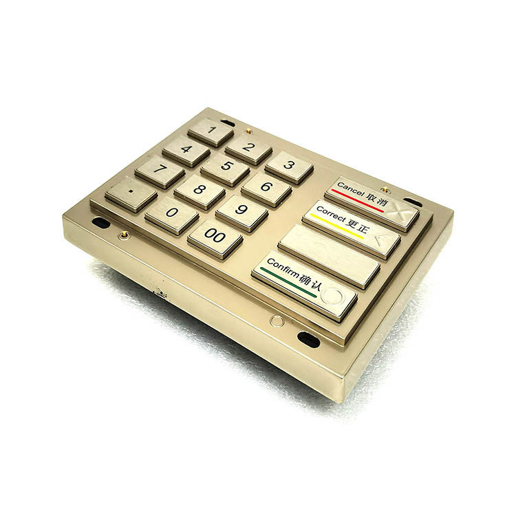 Bankomat EPP Pin Pad Certyfikat PCI 4.0 16 klawiszy DES 3DES Szyfrowane