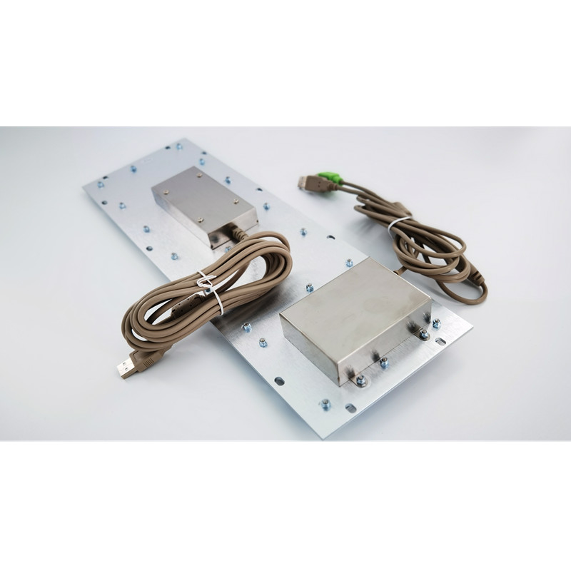 Przemysłowa klawiatura z przewodową płytą dotykową US Layout Panel przedni wymiary 392 x 110 mm