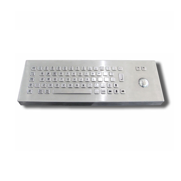 65 klawiszy Desktop IK07 IP65 Klawisze przemysłowe ze stali nierdzewnej z piłką do samosłuży Kiosk