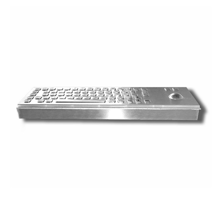 65 klawiszy Desktop IK07 IP65 Klawisze przemysłowe ze stali nierdzewnej z piłką do samosłuży Kiosk