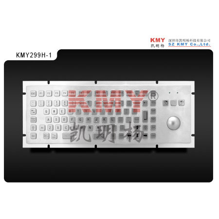 IP65 Outdoor Kiosk Metalowa klawiatura z klawiszami funkcyjnymi F1 ~ F12 i myszą Trackball