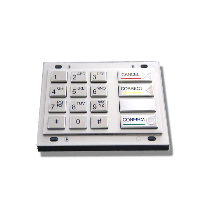 Certyfikat PCI 4.X 16 klawiszy 3 zaszyfrowana podkładka pod pin DES do bankomatu
